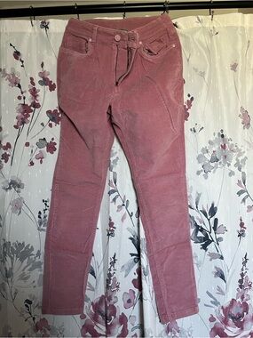 Corduroy Stretchy Pink Skinny Jeans/Jeggings